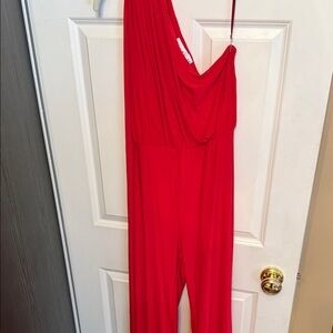 Elegant Red Jumpsuit